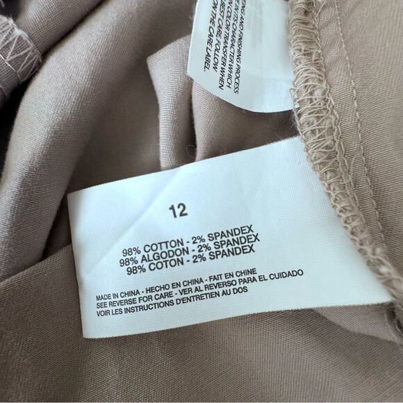 Gloria Vanderbilt Y2K Dress Cotton Button Down Casual SZ 12 - Picture 13 of 15